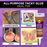Aleenes Original Tacky Glue Squeeze Tube 3oz