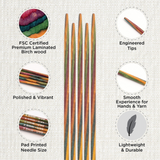 KnitPro Knitting Pins: Double-Ended: Symfonie 2: Sets: 15cm/20cm