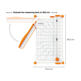 Fiskars Paper Trimmer: Surecut: A4: Wide Base