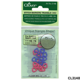 Clover Stitch Markers: Triangles