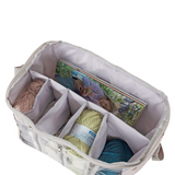 HobbyGift Knitting Bag with Yarn Storage: Bee
