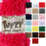 King Cole Tufty Super Chunky Wool 200g Polyester Knitting Yarn - All Colours