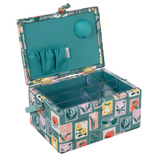 HobbyGift Sewing Box (M): Embroidered Stamps