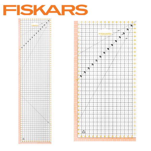 Fiskars Rulers : Patchwork 15cm x 30cm/60cm