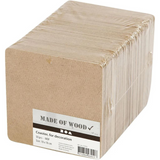 Creativ Coaster, size 10x10 cm, thickness 3 mm, 50 pc/ 1 pack