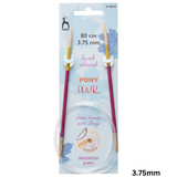 Pony Flair Fixed Circular Needles 80cm Length - Sizes 3mm-10mm Knitting Needles