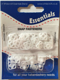 Snap Fasteners Poppers Press Studs Metal Plastic Small Medium Large Black Silver