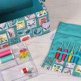 HobbyGift Crochet Case: Wrap: Embroidered Stamps