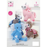 King Cole Cuddly Creatures - Book 1 Knitting Toy Pattern Book
