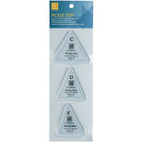 EZ Quilting Quilters Craft Patchwork Square Rectangle Ruler Triangle 51 Template