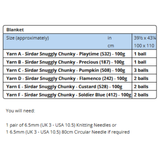 Sirdar Leaflet 2641 - F077 Scandi Shapes Blanket