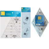 EZ Quilting Quilters Craft Patchwork Square Rectangle Ruler Triangle 51 Template