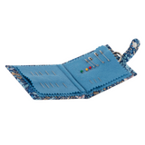 HobbyGift Needle Case & Scissors: Woodblock Floral