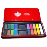 Major Brushes Block Artist Watercolour Sets - 4 Sizes