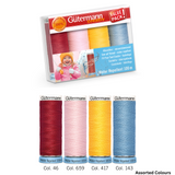 Gütermann Thread Set: Water Repellent: 4 x 100m: Assorted Value Packs