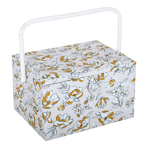HobbyGift Sewing Box (L): Spring Floral