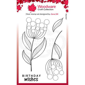 Woodware Clear Singles Bubble Bloom Stamps