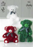King Cole Knitting Patterns - Tinsel Chunky - All Designs - Toys Christmas