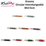 KnitPro Dreamz Circular Interchangeable Mini 5cm : All Sizes