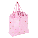 HobbyGift Craft Bag - Drawstring - Embroidered Cherries