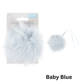 Trimits Pom Pom: Faux Fur: Glitter: 11cm - All Colours 