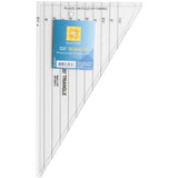 EZ Quilting Quilters Craft Patchwork Square Rectangle Ruler Triangle 51 Template