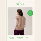 Sirdar Loveful Bio Blend DK Pattern – 10916 Barley Cable Tank Top