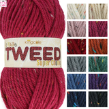 King Cole Big Value Super Chunky Tweed 100g - All Colours