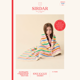 Sirdar Leaflet 2640 - F077 Scandi Stripes Blanket