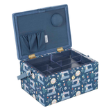 HobbyGift Medium Sewing Box - Embroidered: Sewing Machines