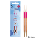 Pony Flair Interchangeable Circular Needles 14cm Length - Sizes 3mm-10mm Knitting Needles