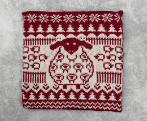 King Cole Scandi Knits Book 1 Christmas Knitting Patterns Cushion Stocking Wreath