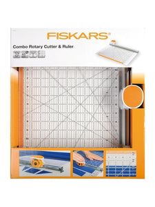 Fiskars Rotary Cutter & Ruler Combo 12" 45mm