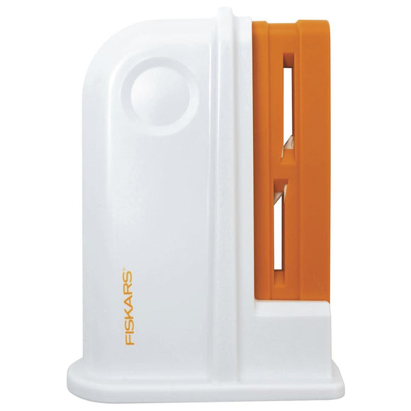 Fiskars Universal Desktop Scissor Sharpener - Orange/White