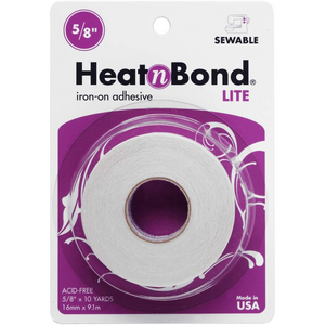Heat and Bond LITE 5/8" / 16mm Heat N Bond Lite Iron On Adhesive Tape