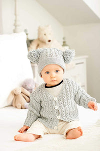 King Cole Baby Knitting Patterns Book 5 - 35+ Items Coats Cardigans Hat Jackets Booties