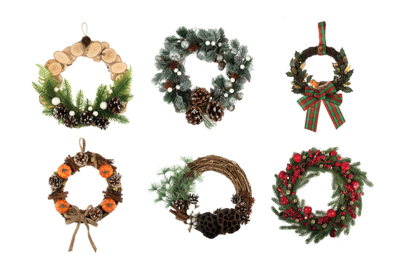 Occasions Make your own fragrant foliage wreath Kits - 6 Types Available