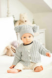 King Cole Baby Knitting Patterns Book 5 - 35+ Items Coats Cardigans Hat Jackets Booties