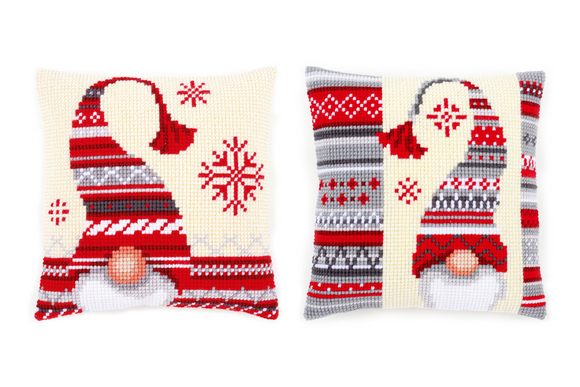 Cross Stitch Kit: Cushion: Christmas Elf