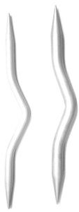 KnitPro Aluminium Bent Cable Needles Small or Large