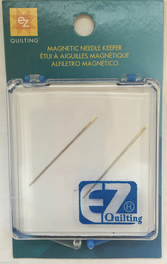 EZ Quilting Magnetic Needle Case + 2 Needles