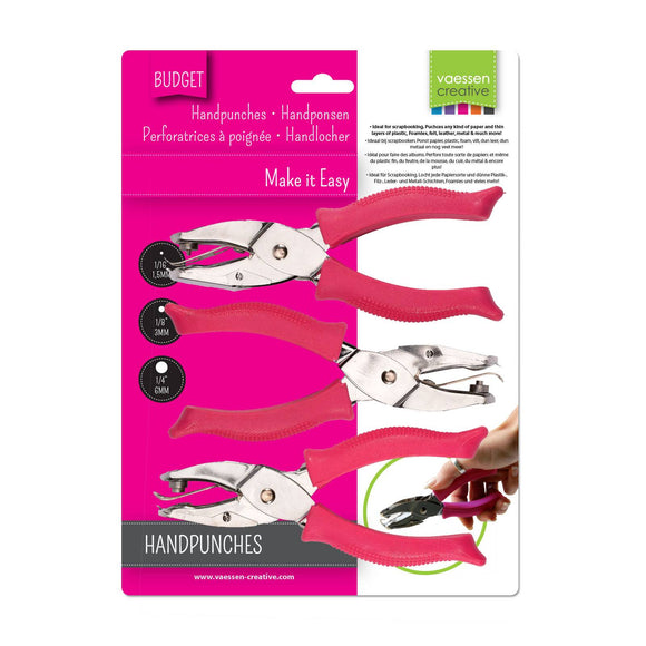 Vaessen Creative Handpunches Set Round