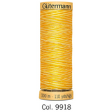 Gütermann Cotton Multicolour 100m Threads - All Colours 