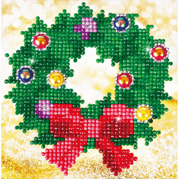 Diamond Dotz - Diamond Painting Kit - Christmas Wreath