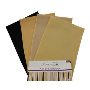 Dovecraft A4 Felt Packs (Sheets)