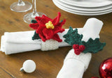 King Cole Christmas Crochet Book 5 Patterns Festive Wreath Advent Garland