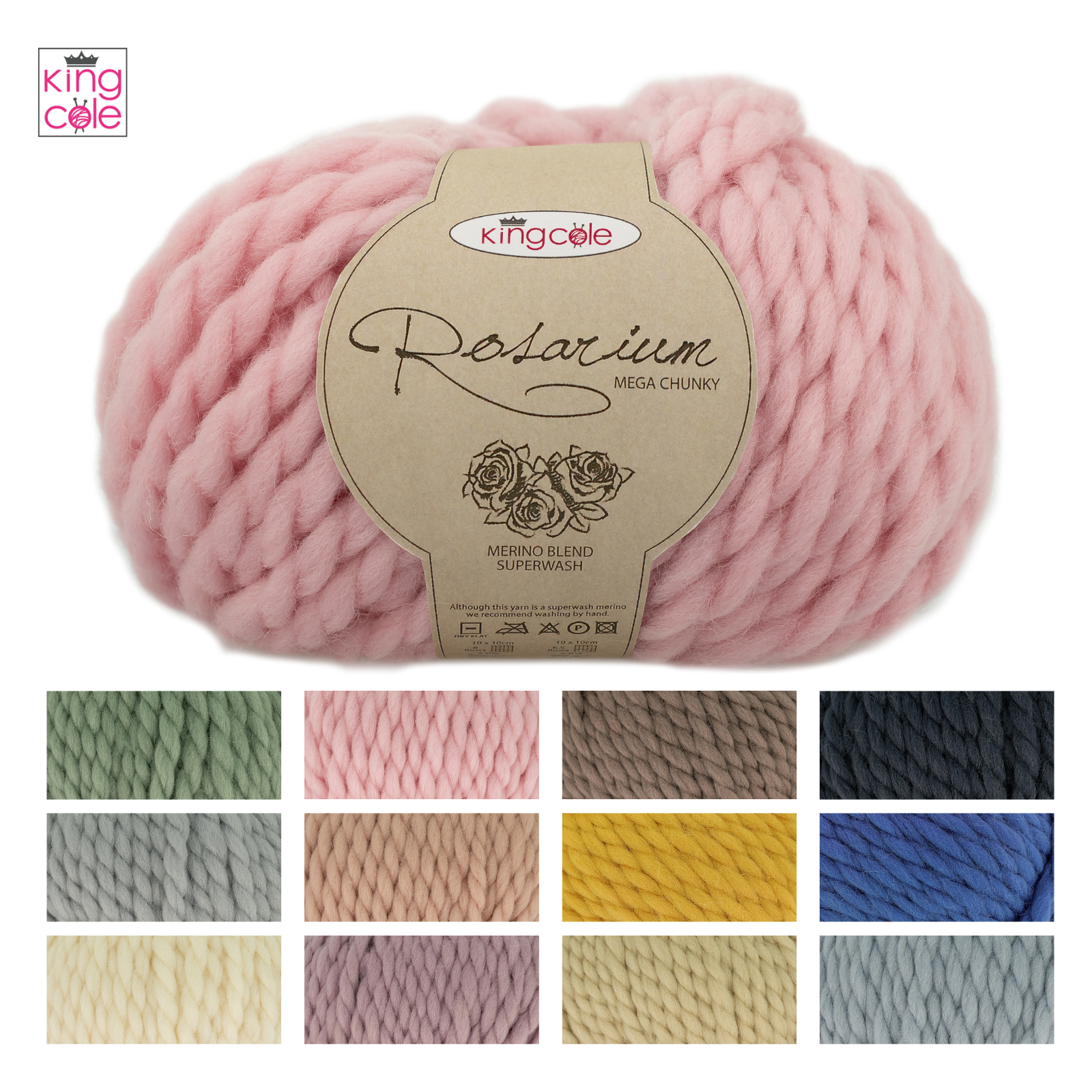 King Cole 6274 Jumper and Slipover in Rosarium Mega Chunky (leaflet) - Wool Warehouse - Buy Yarn King Cole 6274 Jumper and Slipover in Rosarium Mega Chunky (leaflet) - Wool Warehouse - Buy Yarn