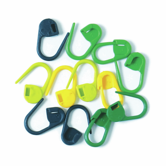 KnitPro Locking Stitch Markers: Plastic: 30 Pieces