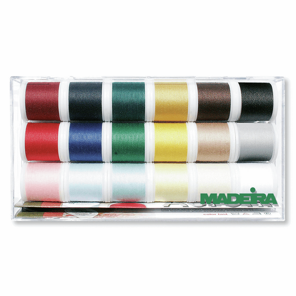 Madeira Aerofil No.120 Quilting & Sewing Thread Kit - 18 x 200m Spools