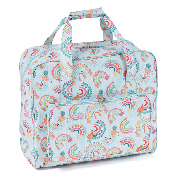 HobbyGift Sewing Machine Bag - Matt PVC - Rainbow